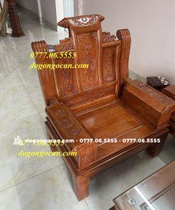 Bộ Bàn Ghế Âu Á Hương Đá Chương Thư Cuốn Chọn Vân