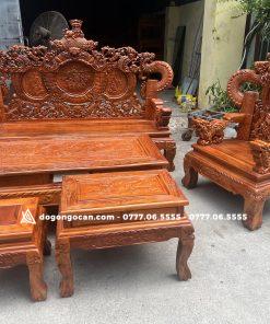 Bộ bàn ghế phòng khách rồng khuỳnh gỗ xà cừ hàng vip 24 Bộ bàn ghế phòng khách rồng khuỳnh gỗ xà cừ hàng vip