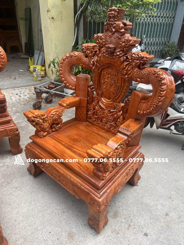Bộ bàn ghế phòng khách rồng khuỳnh gỗ xà cừ hàng vip 10 Bộ bàn ghế phòng khách rồng khuỳnh gỗ xà cừ hàng vip
