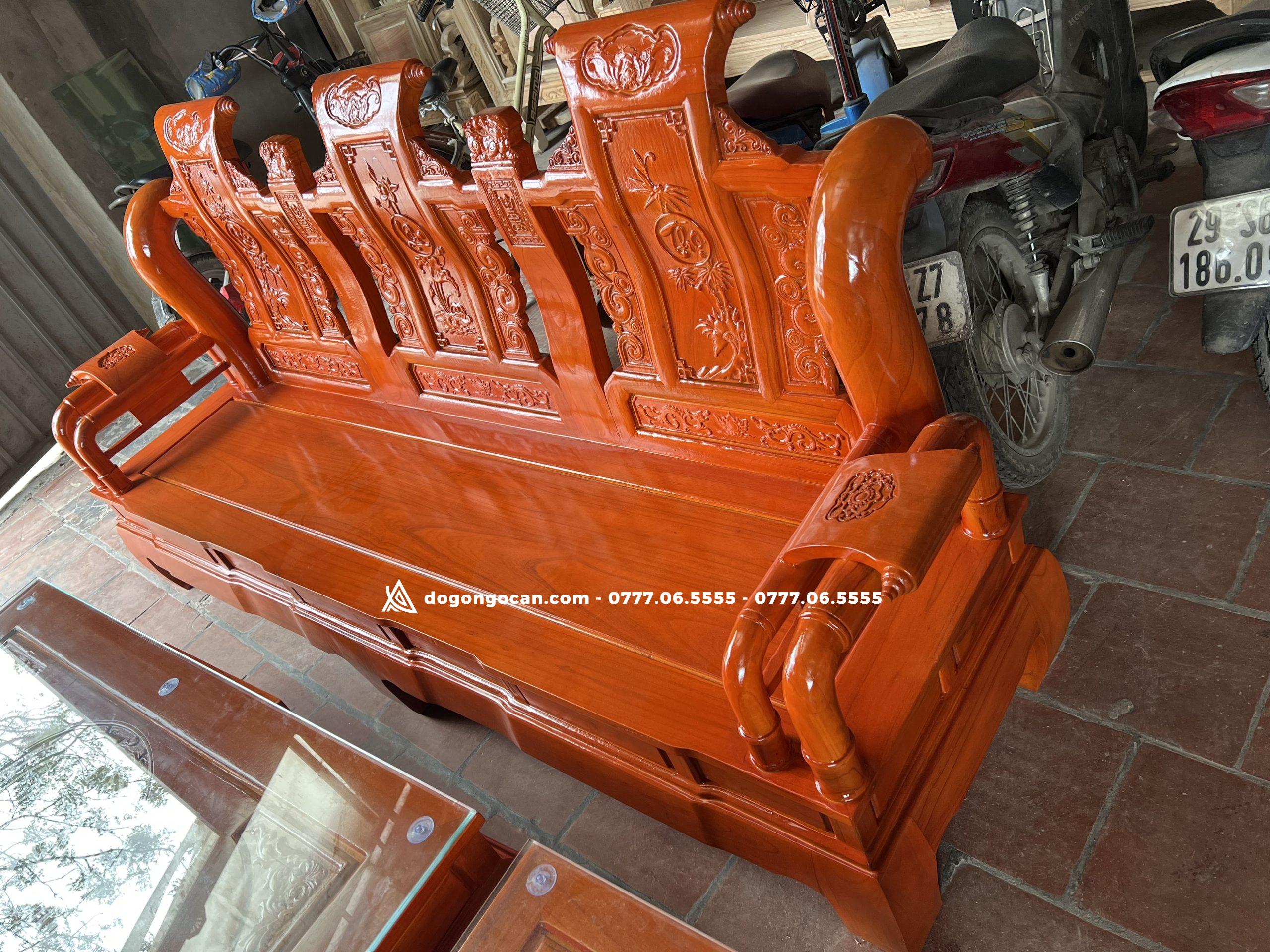 Bộ bàn ghế tần thủy hoàng gỗ xoan ta 10 Bộ bàn ghế tần thủy hoàng gỗ xoan ta