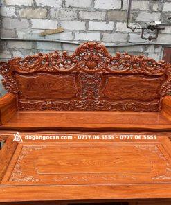 Bộ bàn ghế hoàng gia luis gỗ hương đá mẫu V3 Chân 14