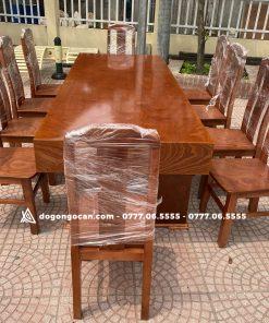 Bàn Ăn Đóng Hộp 10 Ghế Xẻ Quạt Gỗ Hương Đá – Chị Nga (Thái Bình) 6 Bàn Ăn Đóng Hộp 10 Ghế Xẻ Quạt Gỗ Hương Đá – Chị Nga (Thái Bình)