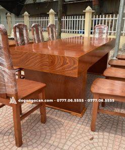 Bàn Ăn Đóng Hộp 10 Ghế Xẻ Quạt Gỗ Hương Đá – Chị Nga (Thái Bình) 8 Bàn Ăn Đóng Hộp 10 Ghế Xẻ Quạt Gỗ Hương Đá – Chị Nga (Thái Bình)