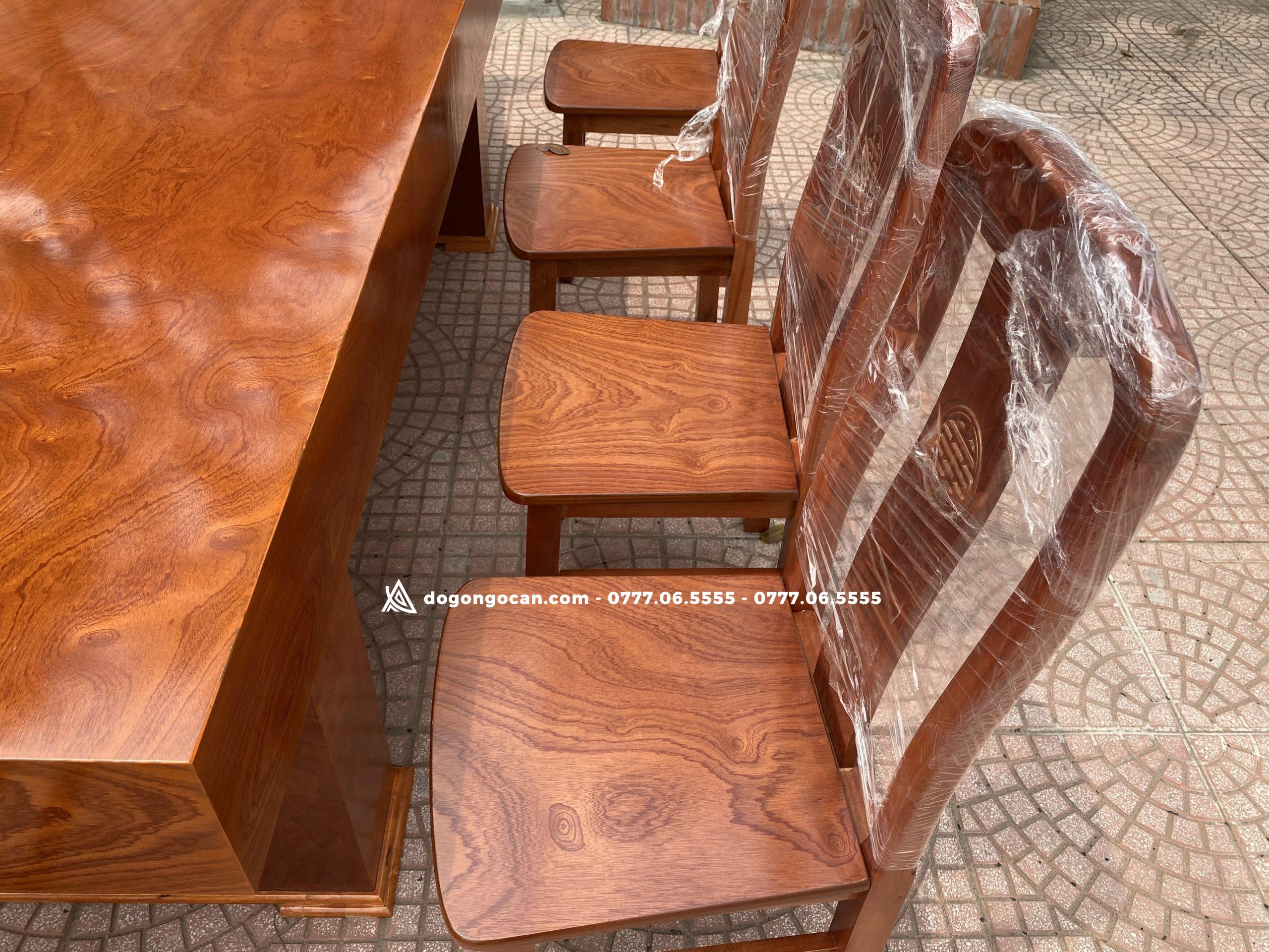 Bàn Ăn Đóng Hộp 10 Ghế Xẻ Quạt Gỗ Hương Đá – Chị Nga (Thái Bình) 5 Bàn Ăn Đóng Hộp 10 Ghế Xẻ Quạt Gỗ Hương Đá – Chị Nga (Thái Bình)