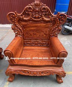 Bộ bàn ghế hoàng gia luis gỗ hương đá mẫu V3 Chân 14 17 Bộ bàn ghế hoàng gia luis gỗ hương đá mẫu V3 Chân 14