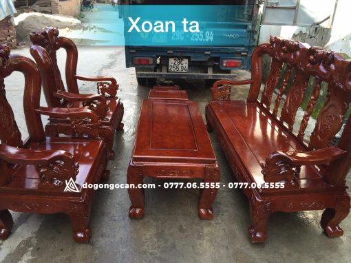 Bộ bàn ghế phòng khách minh quốc đào xoan ta