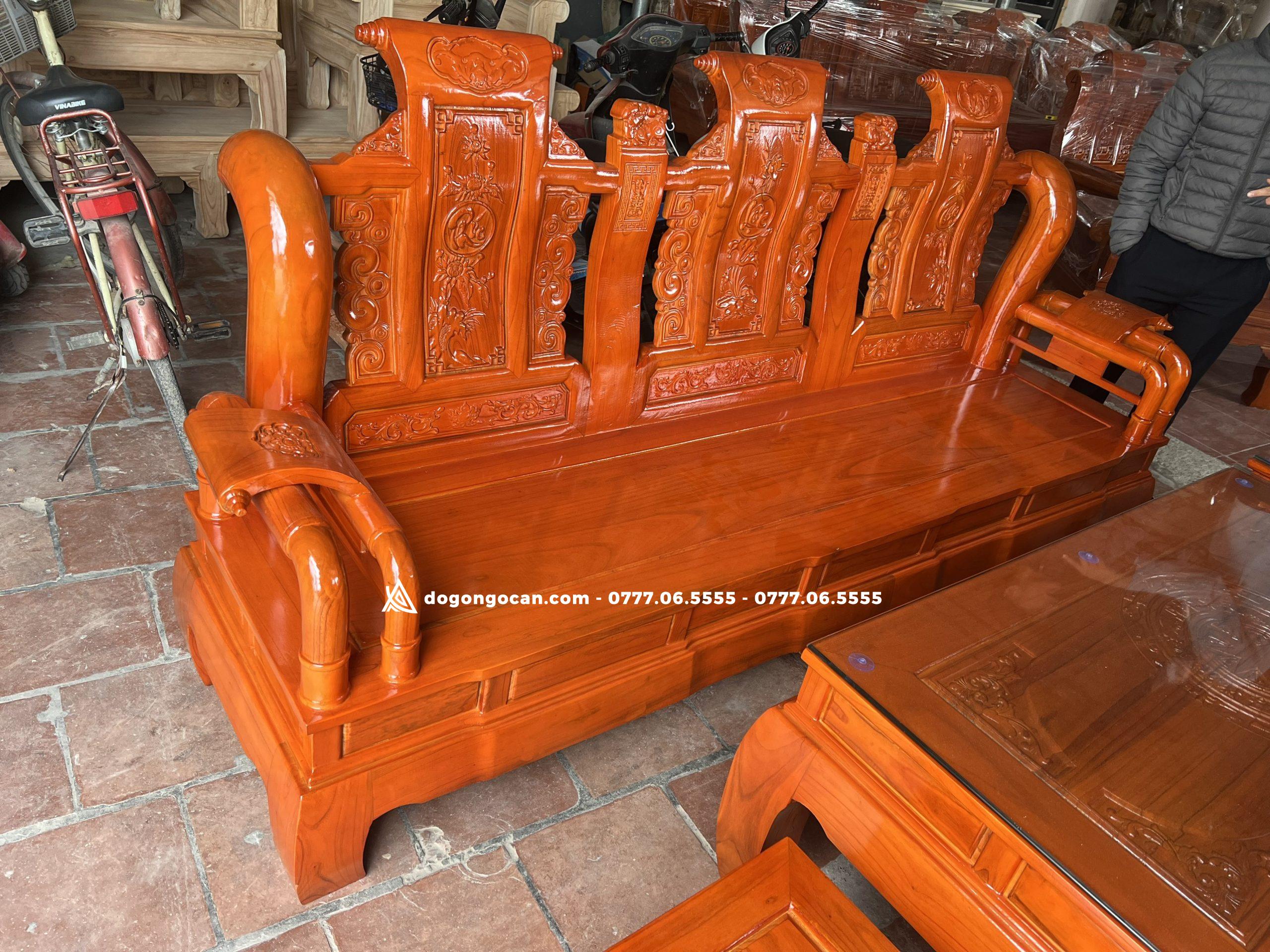 Bộ bàn ghế tần thủy hoàng gỗ xoan ta 4 Bộ bàn ghế tần thủy hoàng gỗ xoan ta