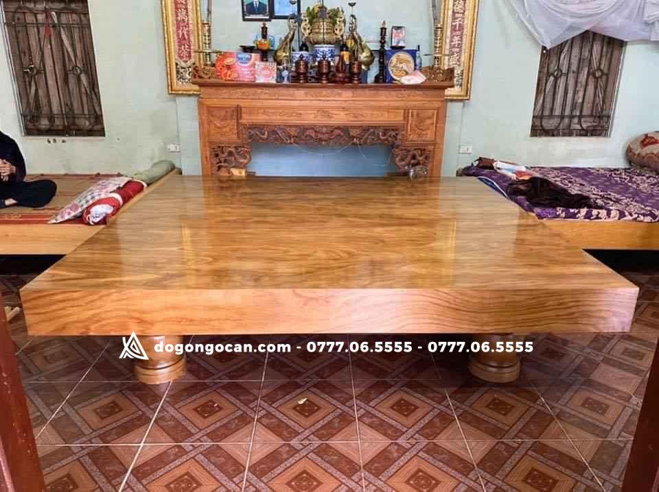 Bộ chiếu ngựa gỗ cẩm vàng đóng hộp 6 Bộ chiếu ngựa gỗ cẩm vàng đóng hộp