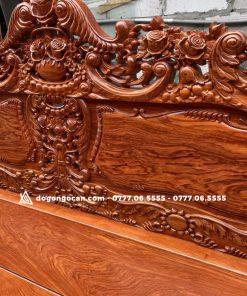 Bộ bàn ghế hoàng gia luis gỗ hương đá mẫu V3 Chân 14