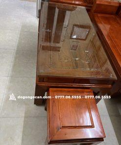 Bộ bàn ghế Âu Á chương voi gỗ xoan ta 14 Bộ Bàn Ghế Phòng Khách Âu Á Chương Voi Gỗ Xoan Ta