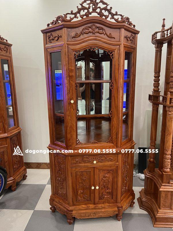 Tủ rượu hàng đẹp gỗ hương đá góc 70cm ( anh Thảo - Hà Nội ) 3 Tủ rượu hàng đẹp gỗ hương đá góc 70cm ( anh Thảo – Hà Nội )