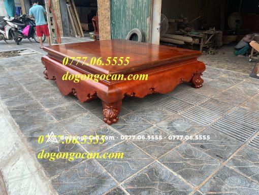 Sập nằm gỗ gõ đỏ nam phi hàng vip 1m6 * 2m