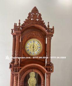 Đồng Hồ Tứ Trụ Gỗ Hương Đá Cao 2m3 ( Phụ Kiện Đồng )