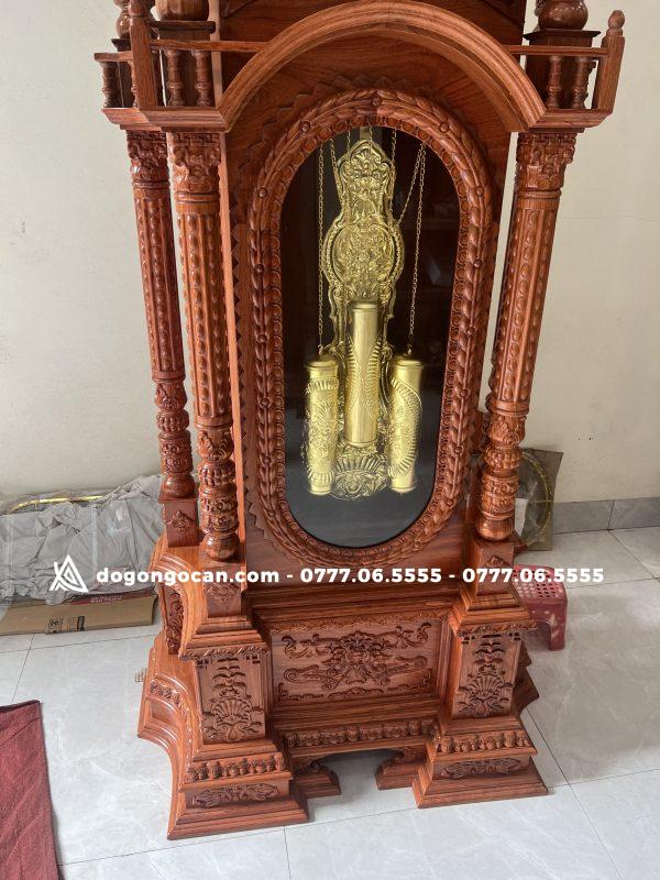 Đồng Hồ Tứ Trụ Gỗ Hương Đá Cao 2m3 ( Phụ Kiện Đồng ) 4 Đồng Hồ Tứ Trụ Gỗ Hương Đá Cao 2m3 ( Phụ Kiện Đồng )