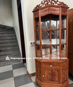 Mẫu tủ rượu góc 60 độ hàng vip gỗ hương đá (Chú Minh, Hải Phòng) 10 Mẫu tủ rượu góc 60 độ hàng vip gỗ hương đá (Chú Minh, Hải Phòng)
