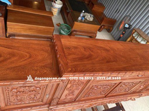 Kệ tivi Hoa Hồng gỗ hương đá Hàng Dày Dặn ( Anh Dũng – Thanh Hóa )