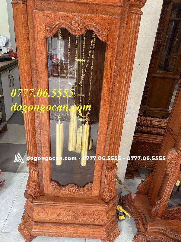 Đồng Hồ Cây hàng hộp vuông gỗ hương đá nam phi cao 2m2 6 Đồng Hồ Cây hàng hộp vuông gỗ hương đá nam phi cao 2m2