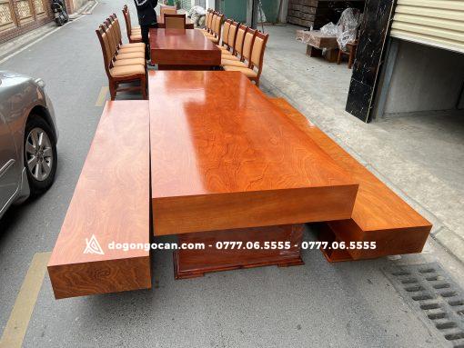 Bộ Bàn Ghế  Phòng Khách K3 Gỗ Hương Đá Đóng Hộp Hàng Vip (Anh Vĩnh, Yên Bái)