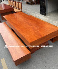 Bộ Bàn Ghế  Phòng Khách K3 Gỗ Hương Đá Đóng Hộp Hàng Vip (Anh Vĩnh, Yên Bái)