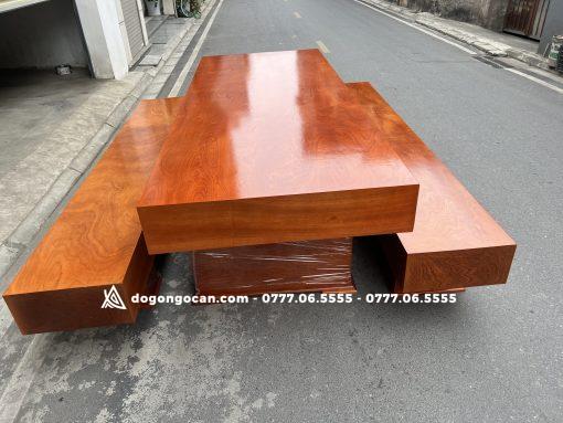Bộ Bàn Ghế  Phòng Khách K3 Gỗ Hương Đá Đóng Hộp Hàng Vip (Anh Vĩnh, Yên Bái)