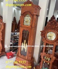 Đồng Hồ Cây hàng hộp vuông gỗ hương đá nam phi cao 2m2 10 Đồng Hồ Cây hàng hộp vuông gỗ hương đá nam phi cao 2m2