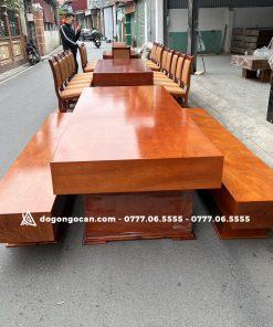 Bộ Bàn Ghế  Phòng Khách K3 Gỗ Hương Đá Đóng Hộp Hàng Vip (Anh Vĩnh, Yên Bái)