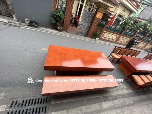 Bộ Bàn Ghế  Phòng Khách K3 Gỗ Hương Đá Đóng Hộp Hàng Vip (Anh Vĩnh, Yên Bái)