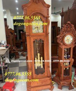 Đồng Hồ Cây hàng hộp vuông gỗ hương đá nam phi cao 2m2 9 Đồng Hồ Cây hàng hộp vuông gỗ hương đá nam phi cao 2m2