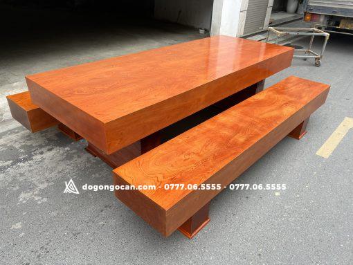 Bộ Bàn Ghế  Phòng Khách K3 Gỗ Hương Đá Đóng Hộp Hàng Vip (Anh Vĩnh, Yên Bái)