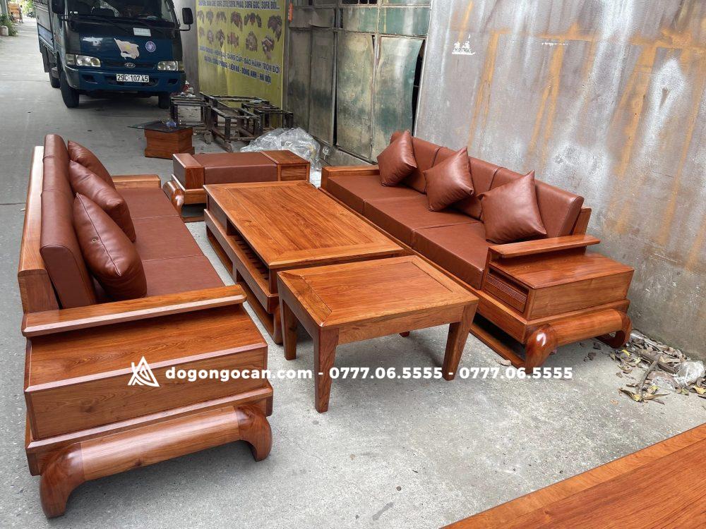 Bộ Bàn Ghế sofa gỗ zito đùi gà gỗ hương đá ( Anh Phong _ Hà Nam) 1 Import placeholder for 6091