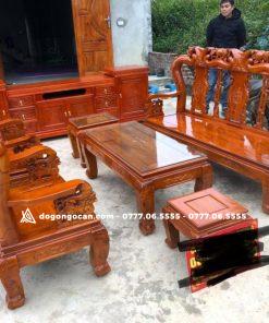 Combo bộ bàn ghế phòng khách minh quốc đào 12 Bộ bàn ghế phòng khách minh quốc đào xoan ta