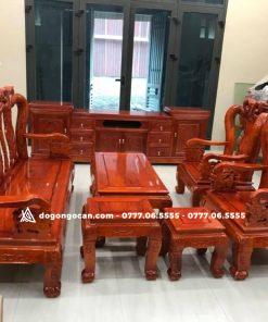 Bộ bàn ghế phòng khách minh quốc đào xoan ta 7 Bộ bàn ghế phòng khách minh quốc đào xoan ta