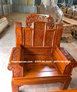 Bộ bàn ghế Âu Á Chương Voi gỗ Hương Đá 16 Bộ bàn ghế Âu Á Chương Voi gỗ Hương Đá