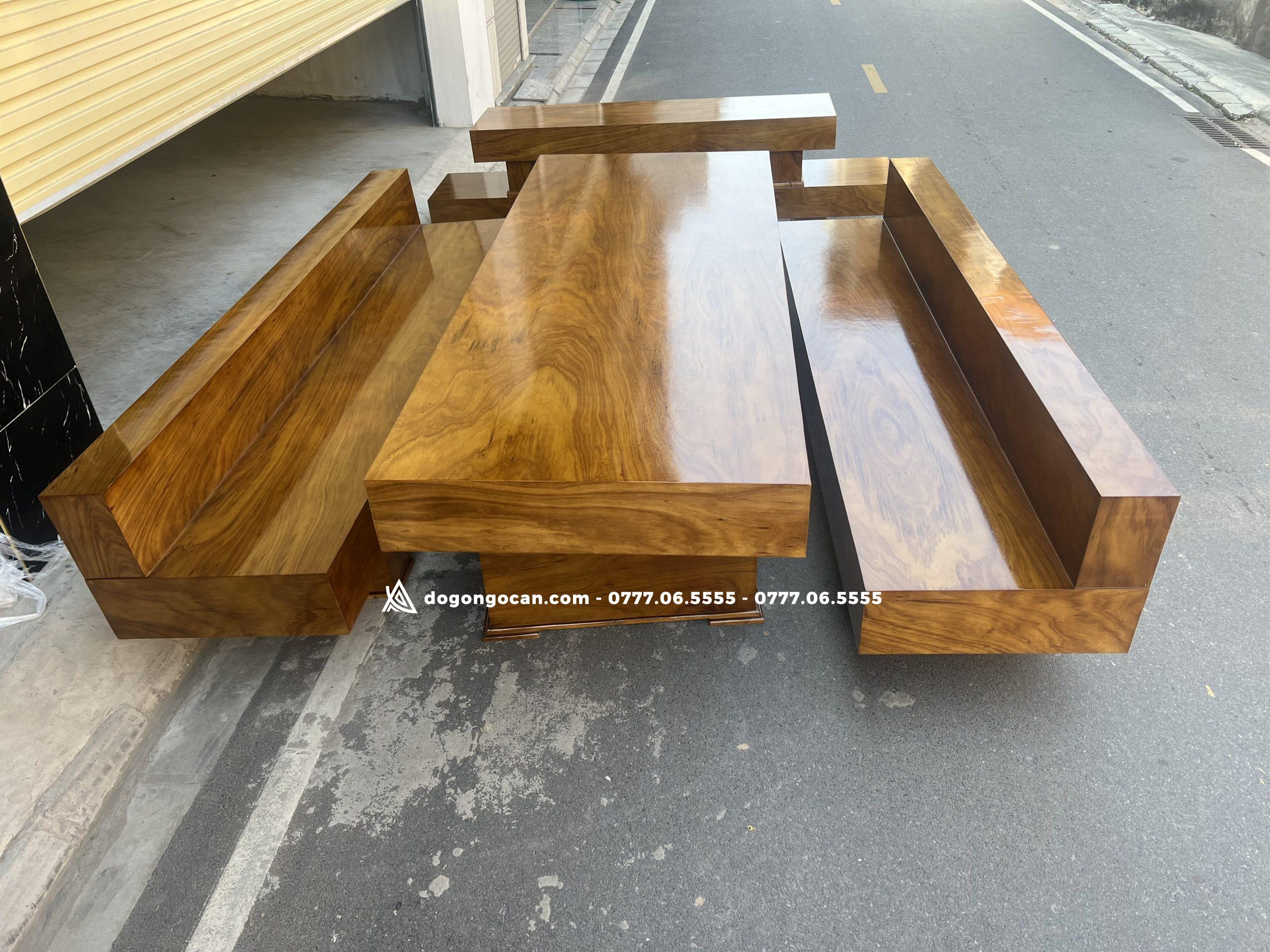 Bộ Bàn Ghế K3 Có Tựa Gỗ Hương Xám Nam Phi Đóng Hộp 4 Bộ Bàn Ghế K3 Có Tựa Gỗ Hương Xám Nam Phi Đóng Hộp