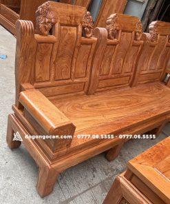 Bộ Âu Á chương voi trơn 6 món gỗ hương đá (anh Hoàng Linh – Vĩnh Phúc)