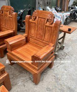 Bộ Âu Á chương voi trơn 6 món gỗ hương đá (anh Hoàng Linh – Vĩnh Phúc)