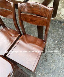 Bộ bàn ăn 8 ghế gỗ sồi nga phong cách bắc âu 1m8 * 90cm 17 Bộ bàn ăn 8 ghế gỗ sồi nga phong cách bắc âu 1m8 * 90cm