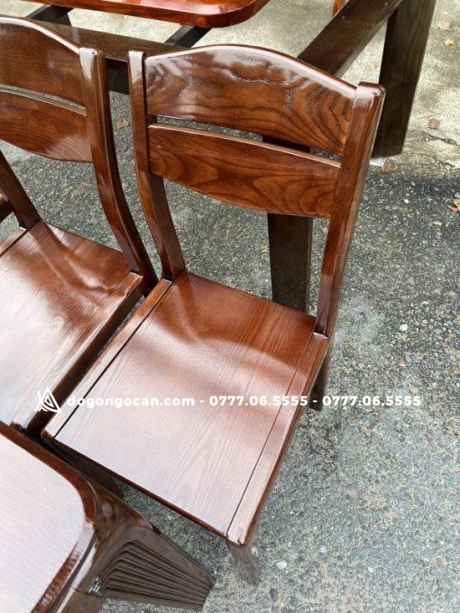 Bộ bàn ăn 8 ghế gỗ sồi nga phong cách bắc âu 1m8 * 90cm