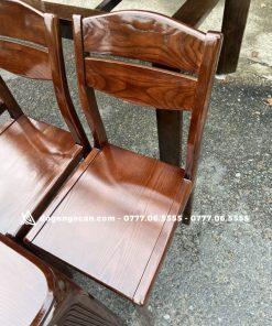 Bộ bàn ăn 8 ghế gỗ sồi nga phong cách bắc âu 1m8 * 90cm 16 Bộ bàn ăn 8 ghế gỗ sồi nga phong cách bắc âu 1m8 * 90cm