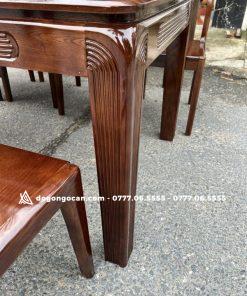 Bộ bàn ăn 8 ghế gỗ sồi nga phong cách bắc âu 1m8 * 90cm 12 Bộ bàn ăn 8 ghế gỗ sồi nga phong cách bắc âu 1m8 * 90cm