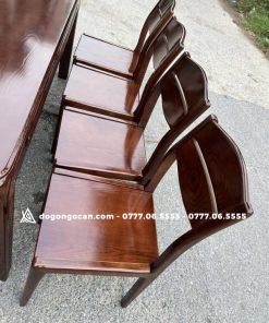 Bộ bàn ăn 8 ghế gỗ sồi nga phong cách bắc âu 1m8 * 90cm 11 Bộ bàn ăn 8 ghế gỗ sồi nga phong cách bắc âu 1m8 * 90cm