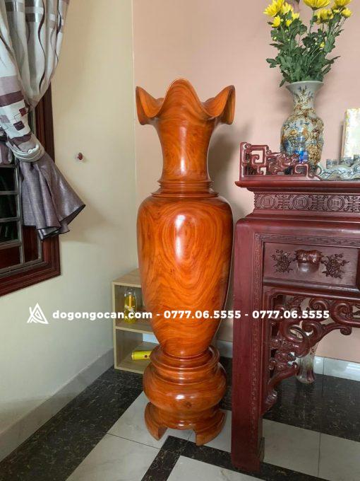Lục bình gỗ hương đỏ nam phi cao 1m70 vân vip