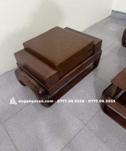 Bộ bàn ghế sofa góc zito gỗ sồi nga đẹp