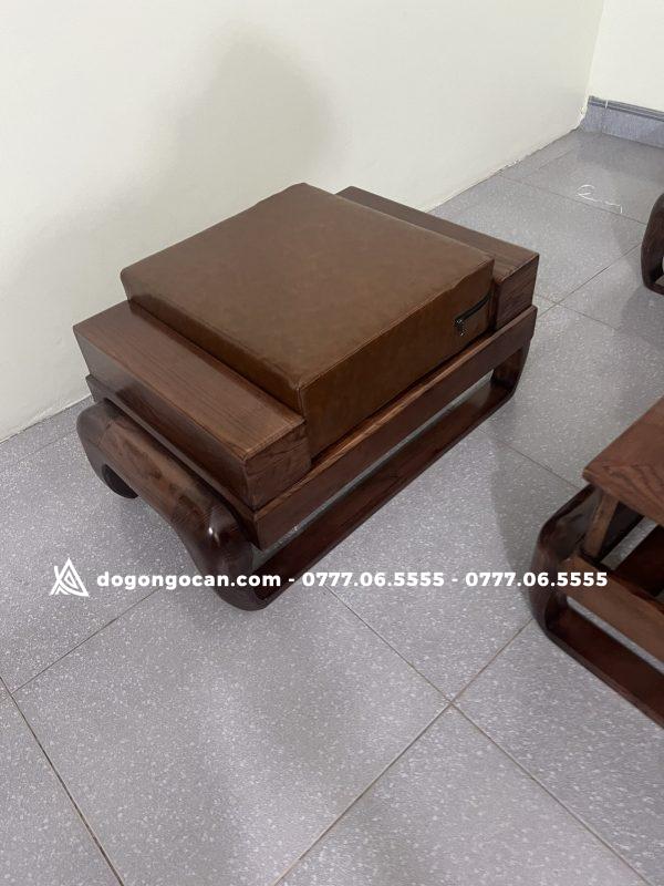 Bộ bàn ghế sofa góc zito gỗ sồi nga đẹp 4 Bộ bàn ghế sofa góc zito gỗ sồi nga đẹp