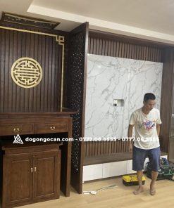 Bàn thờ chung cư hiện đại gỗ sồi dễ lau chùi 1m27 ( anh Tuấn - timecity Hà Nội ) 5 Bàn thờ chung cư hiện đại gỗ sồi dễ lau chùi 1m27 ( anh Tuấn – timecity Hà Nội )