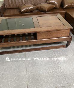 Bộ bàn ghế sofa góc zito gỗ sồi nga đẹp