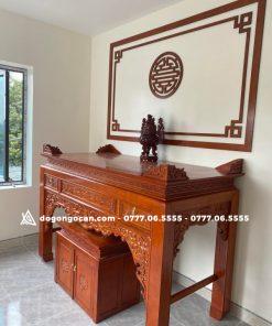 Bàn thờ án gian + tủ cúng gỗ sồi kích thước 1m97 ( Anh Quân - Hạ Long) 4 Bàn thờ án gian + tủ cúng gỗ sồi kích thước 1m97 ( Anh Quân – Hạ Long)