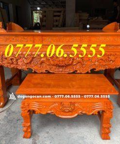 Bộ sập thờ tứ linh gỗ sồi nga chân nghê 20cm (Anh Tiến, Hải Dương) 6 Bộ sập thờ tứ linh gỗ sồi nga chân nghê 20cm (Anh Tiến, Hải Dương)