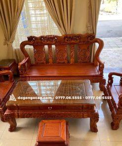 Bộ bàn ghế Minh quốc đào vai cột 12 chân 14 hàng cao cấp 6 món 8 Bộ bàn ghế Minh quốc đào vai cột 12 chân 14 hàng cao cấp 6 món