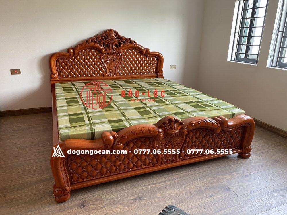 Mẫu Giường Hồng Trĩ Vách Trám Mai 1m8x2m Gỗ Hương Đá Nam Phi 10 Mẫu Giường Hồng Trĩ Vách Trám Mai 1m8x2m Gỗ Hương Đá Nam Phi